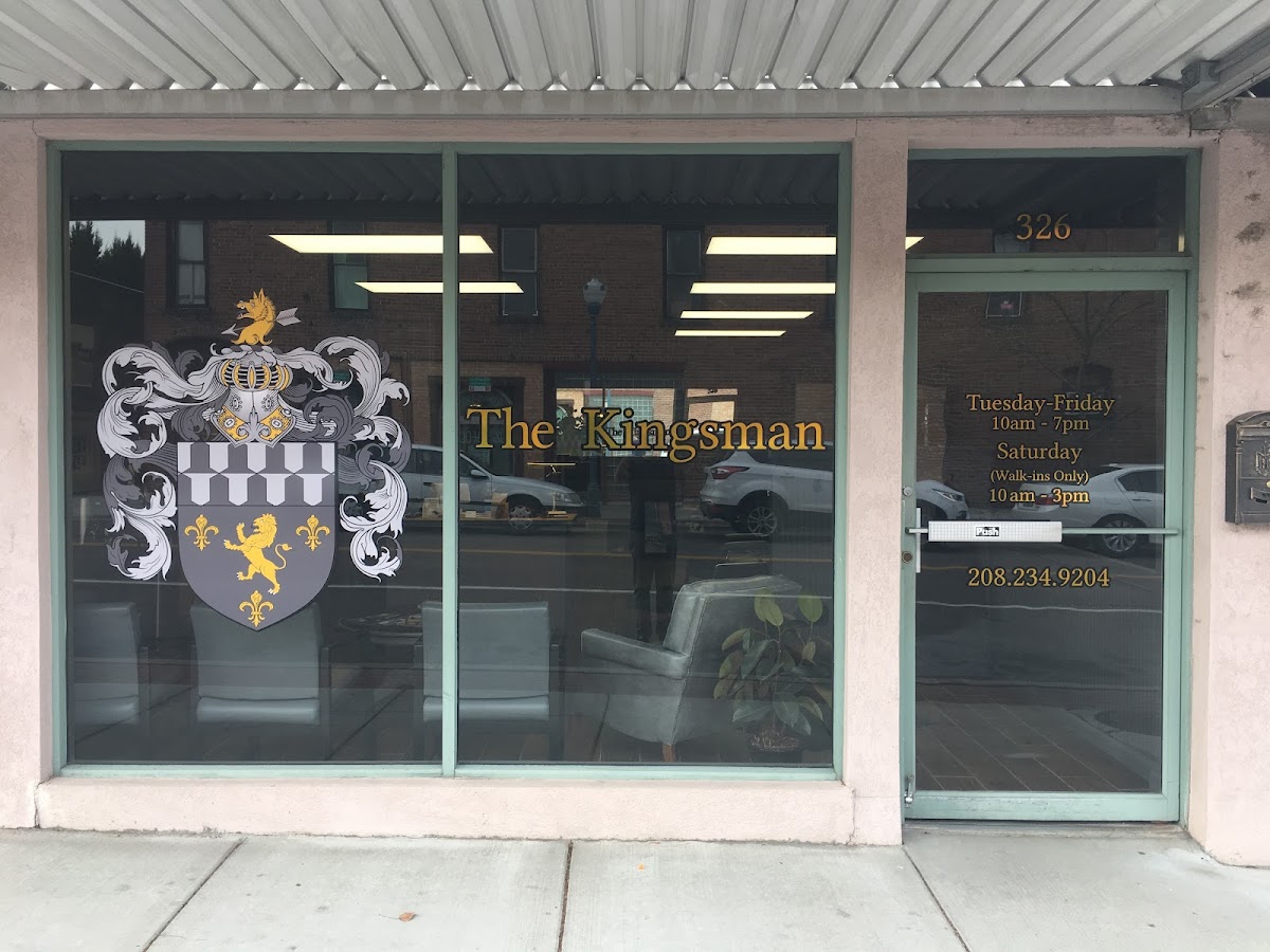 The Kingsman storefront in Old Town Pocatello